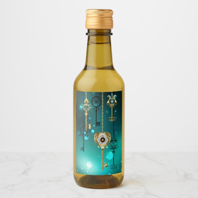 Chaves de Esqueleto Anticas em Fundo Verde (Frente)