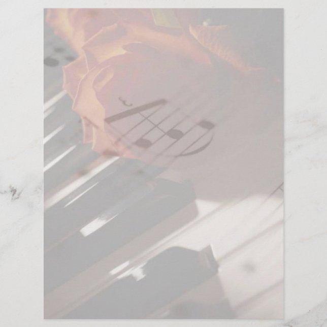 Chaves do Piano e Folheto do Rosa (Frente)