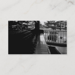 CHAVES do PIANO - modelo de cartão de negócios