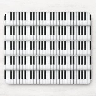Chaves do teclado/piano: Mousepad feito sob