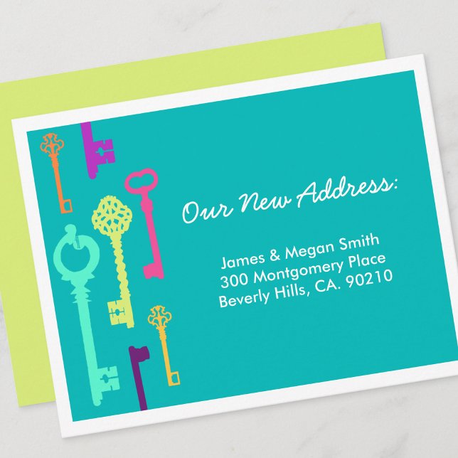 Chaves legal | Anúncio de novo endereço (Criador carregado)