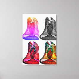 Cheap affordable delux tee canvas print