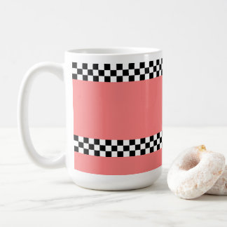 Checker 🌸 caneca de café 15oz