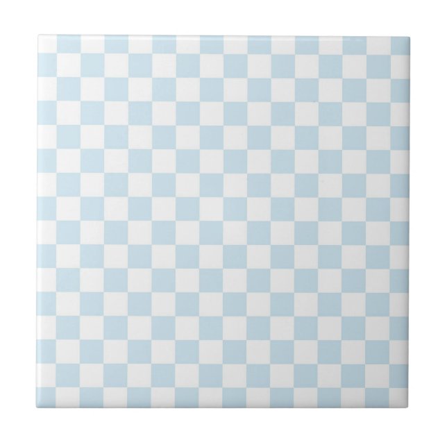 Checkerboard azul e branco da pasta (Frente)