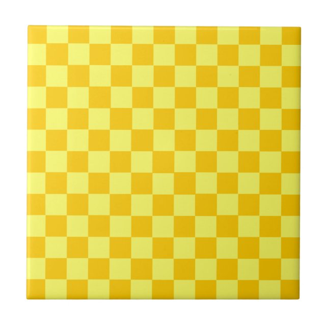 Checkerboard de combinação amarela por ShirleyTayl (Frente)