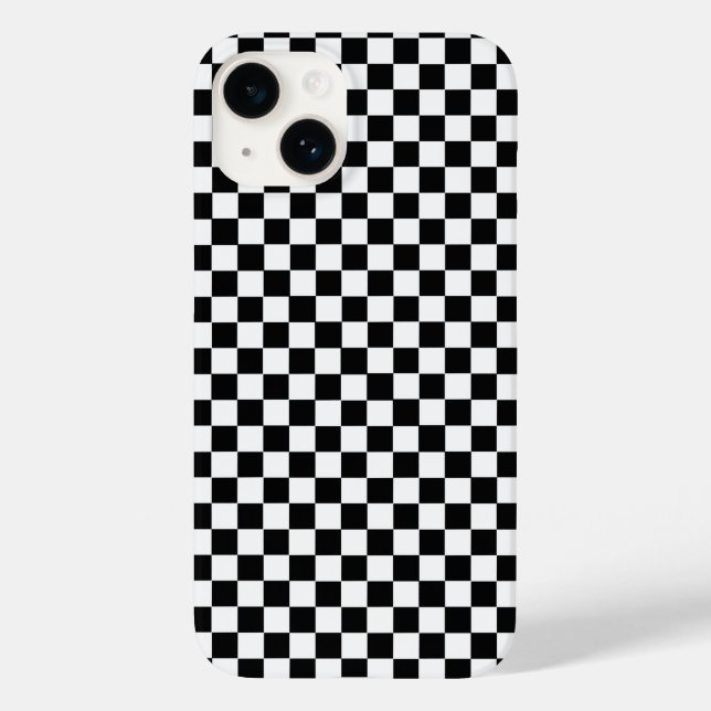Checkerboard preto e branco clássico por STaylor (Verso)