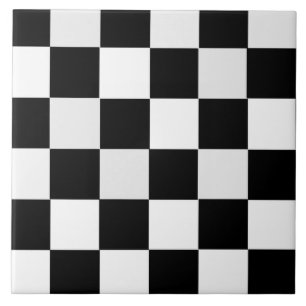 Checkered preto e branco