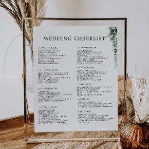 Checklist para o casamento verde de 12 meses