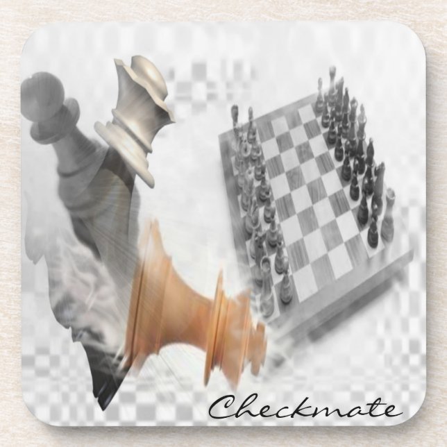 Checkmate Cork Porta copos (Frente)