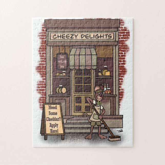 Cheddar Oversize Quebra-cabeça (Vertical)
