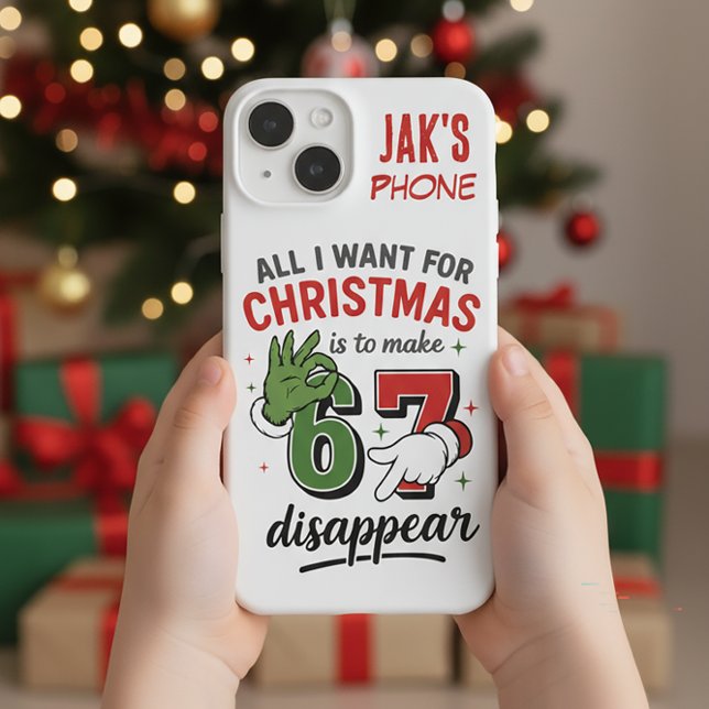Cheeky Personalized Holiday Phone Case-Make 6•7 (Criador carregado)