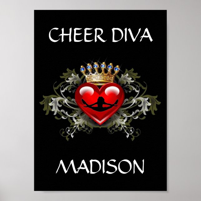 CHEER DIVA POSTER PERSONALIZE (Frente)