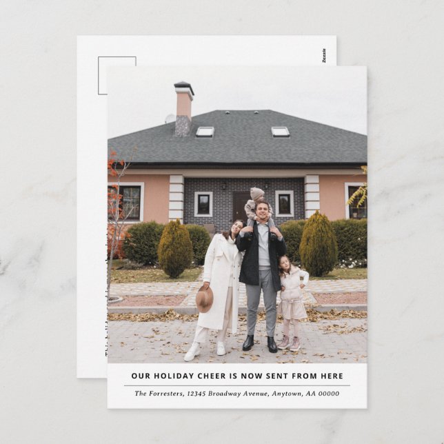 Cheer é agora daqui Anúncio móvel de feriado (Frente/Verso)