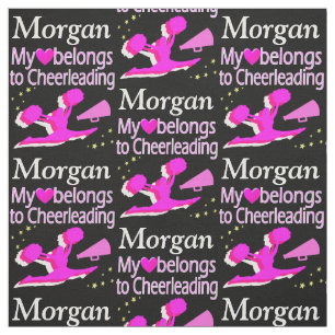 Cheerleader DE PINK E PRETO PERSONALIZAR TECIDO