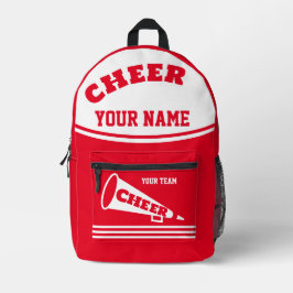 Cheerleader personalizado vermelho da equipe de an