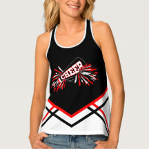 Cheerleader - Vermelho, branco e preto