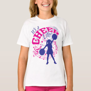 Cheerleaderes, é uma vida alegre, camiseta animada