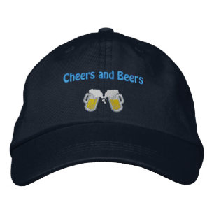 Cheers and Beers Embroiderado Boné