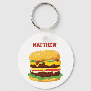 Cheeseburger dobro chaveiro personalizado