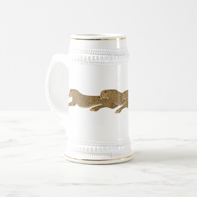 Cheetah Caneca de cerveja (Frente Esquerda)