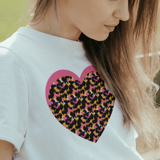 Cheetah Heart Pink Black (Criador carregado)
