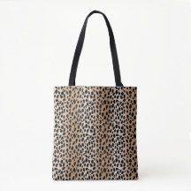 Cheetah Impressão Leopard Patterno Bolsa de Compra