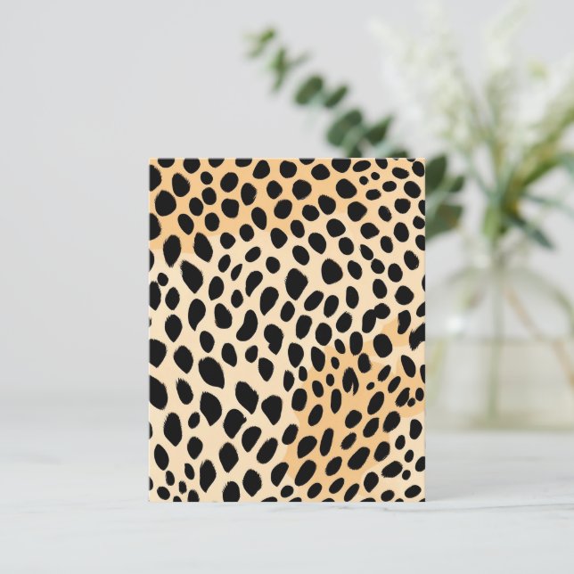 Cheetah Impressão Pattern (Em pé/Frente)
