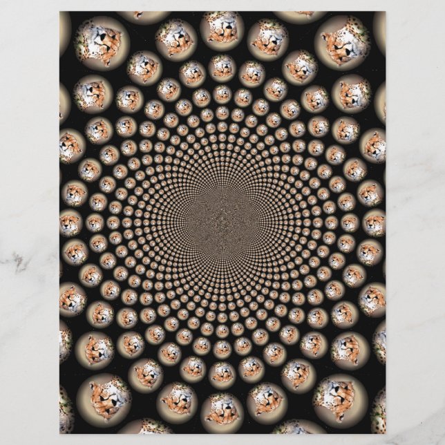 Cheetah Spin Spectacle - Feline Frenzy: Colorida (Frente)