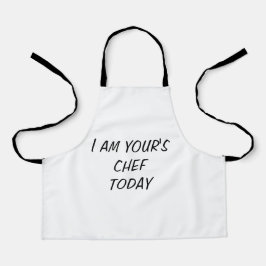 CHEF APRON "Sou o seu chef hoje"