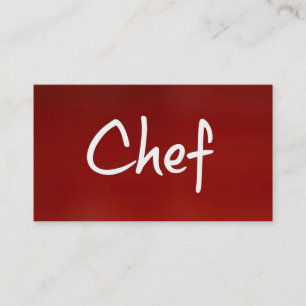 Chef Cartão de visita