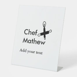 Chef cozinheiro adiciona nome SMS homens padaria d