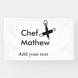 Chef cozinheiro adiciona nome SMS homens padaria d