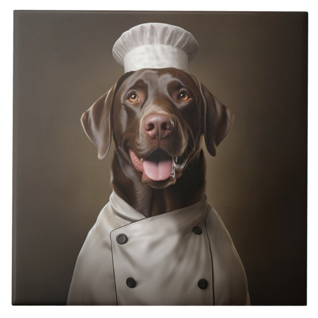 Chef de Cão de Chocolate (Frente)