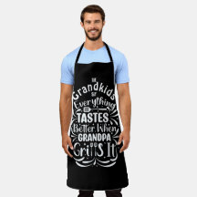 Chef de CHURRASCO do Avô Engraçado Personalizado