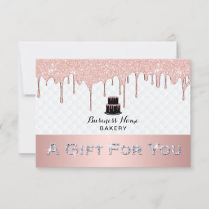 Chef de pastelaria de pastelaria Dourada com Rosa 