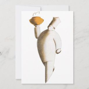 Chef de Restaurante Art Déco, Negócios Vintage