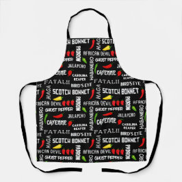 Chef jamaicano de pimenta picante nomes chilenos