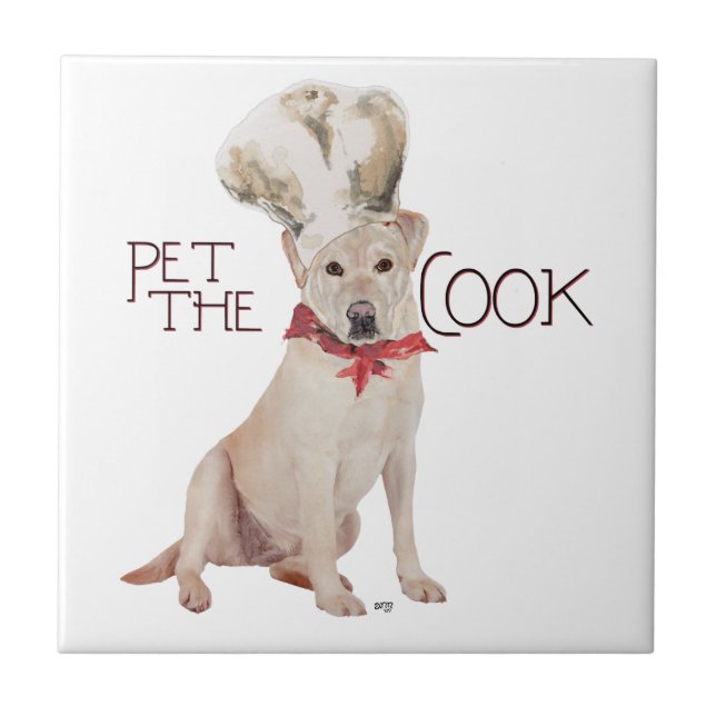 Chef Labrador Retriever Amarelo (Frente)