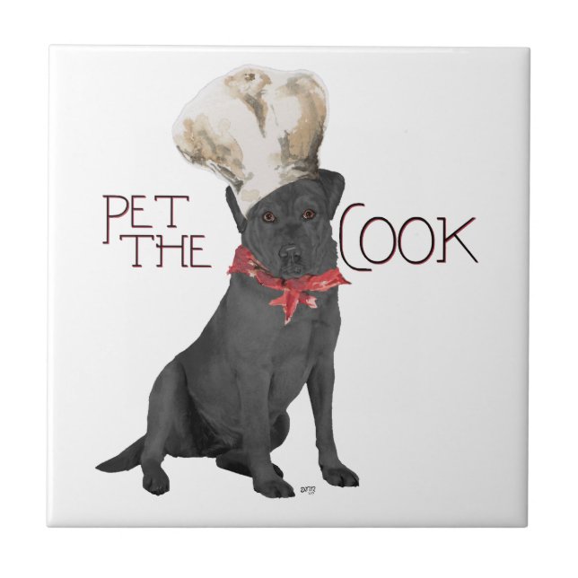 Chef Labrador Retriever Preto (Frente)