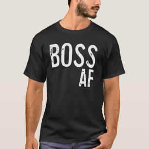 Chefe AF Tops Roupa Casual para Homens e Mulheres