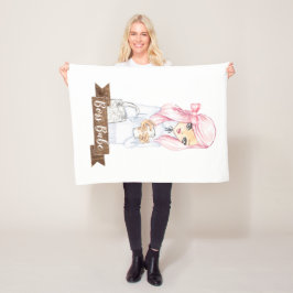 Chefe Babe joga cobertor de velo para acolher a ca