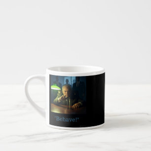 Chefe, comportamo-nos com a caneca espresso à dire