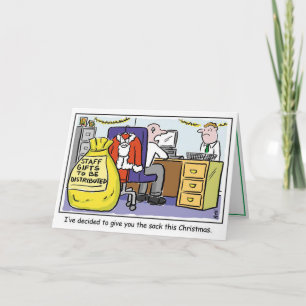 Chefe dá ao funcionário do escritório o cartão de 