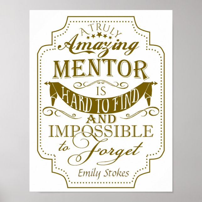 Chefe de arte impressão chefe dama mentora dourada (Frente)