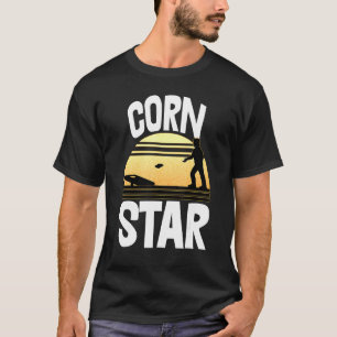 Chefe De Camisetas De Toss Corn Star Brincando