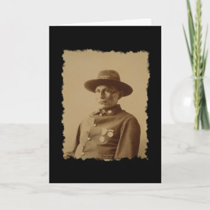 Chefe do Cartão Chiricahua Apache Tribe 1898