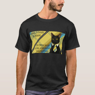 Chefe, eu preciso uma camiseta engraçada do gato
