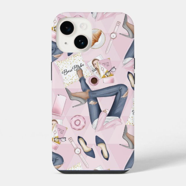 Chefe Menina Desenhada à Mão (Verso)