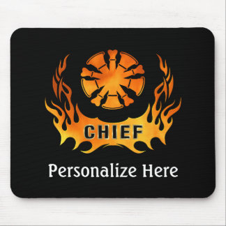 Chefes de Fogo Chamas Mouse Pad
