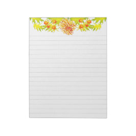 Chegada do outono em um Bloco de Notas Grande